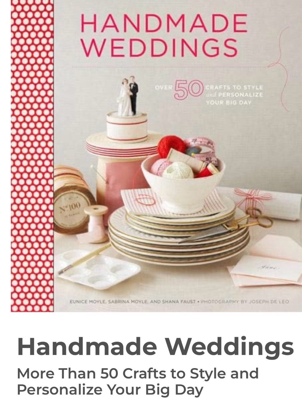 Chronicle Books Handmade Weddings - More than 50 Crafts for Inspiration